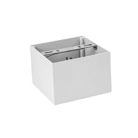 Spot LED carré Spectrum CHLOE AR111 GU10, IP20, blanc, boîtier en aluminium, 250V, usage intérieur, longue durée de vie