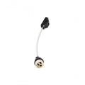Spectrum chloe AR111 GU10 spot LED noir 4000K carré IP20 - montage plafond aluminium