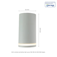 Chloe ring natynkowa GU10 led spot, 230V wit, IP20, voor interieur, Spectrum, aluminium behuizing, oppervlakte montage
