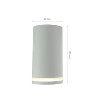 Chloe ring natynkowa GU10 led spot, 230V wit, IP20, voor interieur, Spectrum, aluminium behuizing, oppervlakte montage