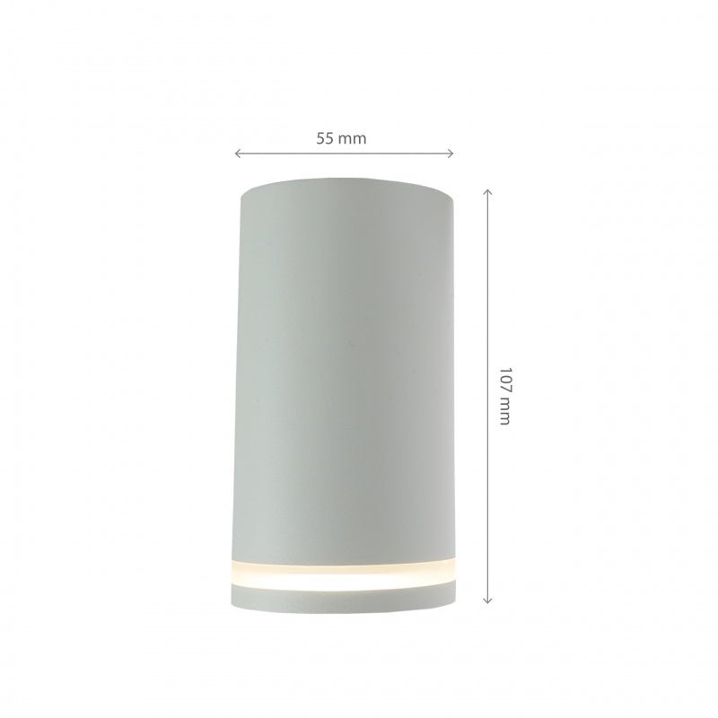 Chloe ring natynkowa GU10 led spot, 230V wit, IP20, voor interieur, Spectrum, aluminium behuizing, oppervlakte montage