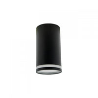Spot encastré LED 230V GU10 Chloe ring noir Spectrum - IP20, boîtier en aluminium, montage en surface