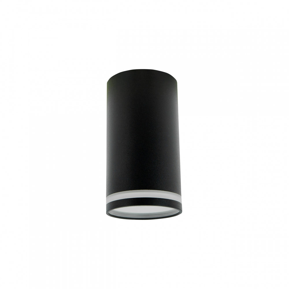 Spot encastré LED 230V GU10 Chloe ring noir Spectrum - IP20, boîtier en aluminium, montage en surface