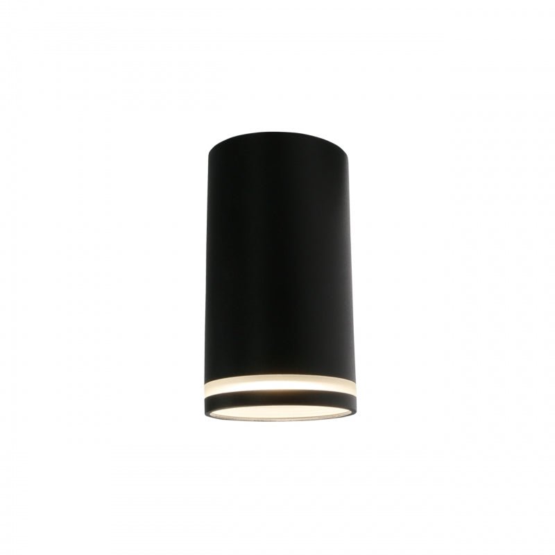 Spot encastré LED 230V GU10 Chloe ring noir Spectrum - IP20, boîtier en aluminium, montage en surface