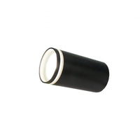 Spot encastré LED 230V GU10 Chloe ring noir Spectrum - IP20, boîtier en aluminium, montage en surface