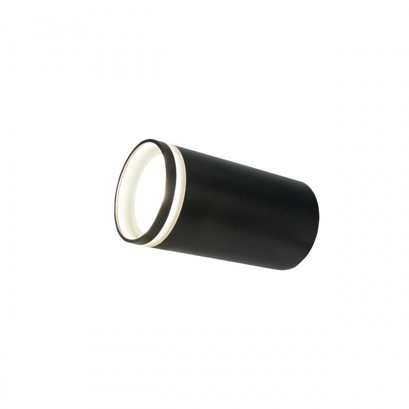 Spot encastré LED 230V GU10 Chloe ring noir Spectrum - IP20, boîtier en aluminium, montage en surface