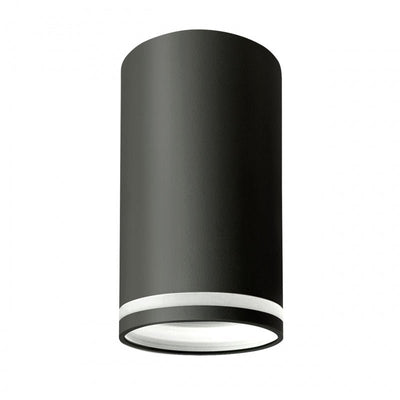 Spot encastré LED 230V GU10 Chloe ring noir Spectrum - IP20, boîtier en aluminium, montage en surface