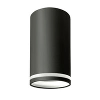 Spot encastré LED 230V GU10 Chloe ring noir Spectrum - IP20, boîtier en aluminium, montage en surface