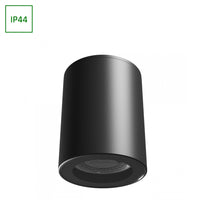 Spectrum CHLOE GU10 250V IP44 downlight LED noir, 70x90mm, boîtier en alu, étanche, usage intérieur, installation simple
