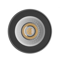 Spectrum CHLOE GU10 250V IP44 downlight LED noir, 70x90mm, boîtier en alu, étanche, usage intérieur, installation simple