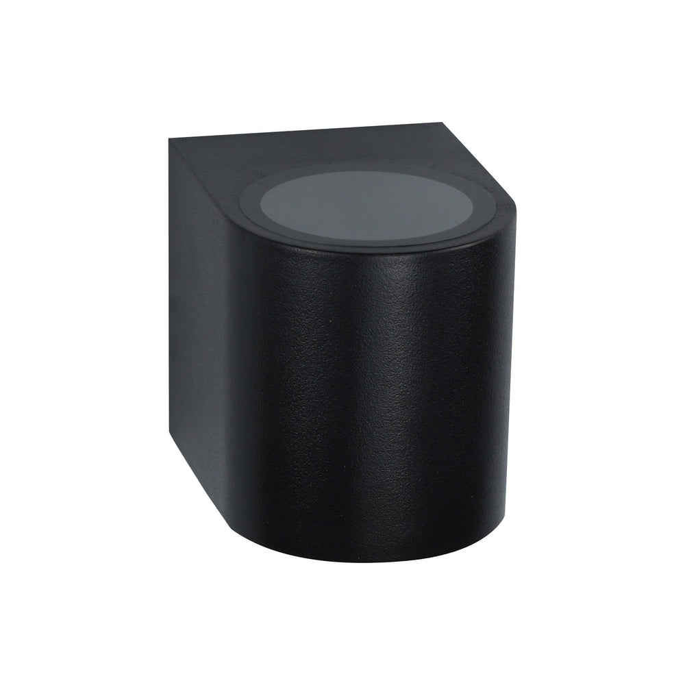 Applique murale Spectrum LED GU10 Noire IP54 250V boîtier en polycarbonate 95x80x73mm pour usage intérieur et extérieur