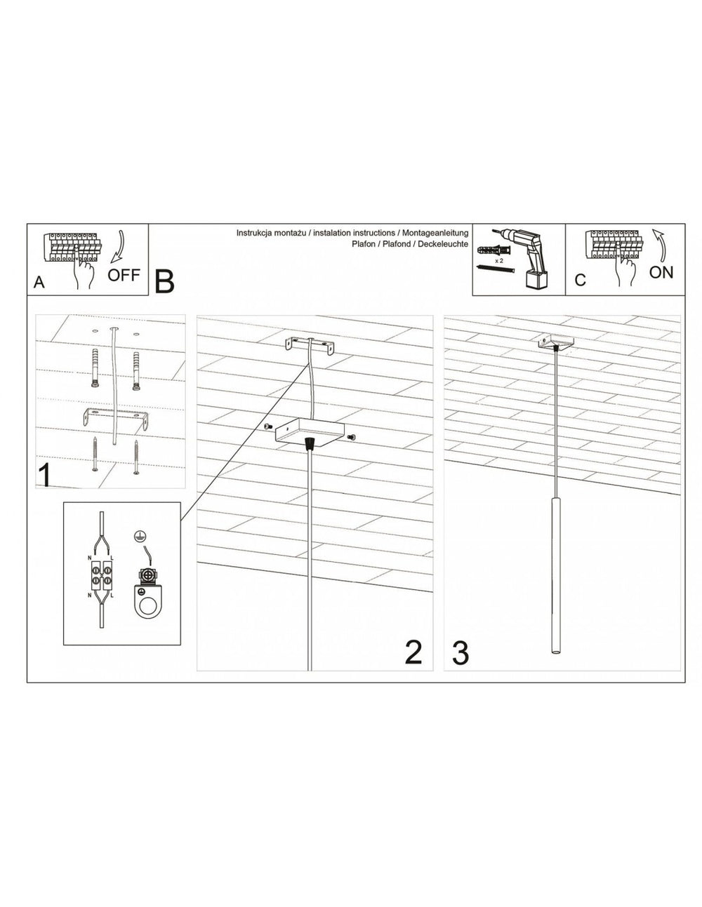 LED Hanglamp wit PASTELO - 1 x G9 aansluiting