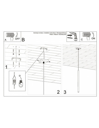 LED Hanglamp wit PASTELO - 1 x G9 aansluiting