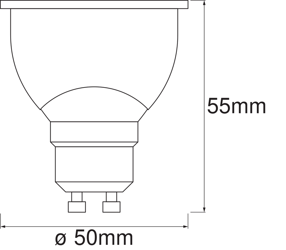 Smart+ WiFi GU10 Spot LED 5W 350 lumens 45D 2700K-6500K blanc dimmable remplace 40W