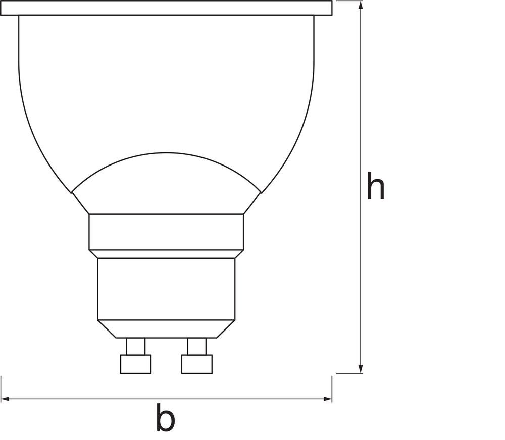 Smart+ WiFi GU10 Spot LED 5W 350 lumens 45D 2700K-6500K blanc dimmable remplace 40W