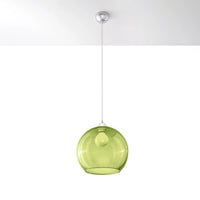 Sollux Lighting BALL lampe suspendue LED compatible, 220-240V, IP20, Laiton doré mat, Aluminium Acier, 50W max