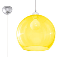 Sollux Lighting BALL hanglamp, LED compatibel, IP20, 220-240V, Mat Goud Messing afwerking, CE RoHS