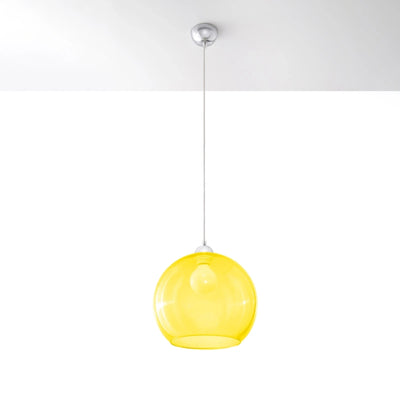 Sollux Lighting BALL hanglamp, LED compatibel, IP20, 220-240V, Mat Goud Messing afwerking, CE RoHS