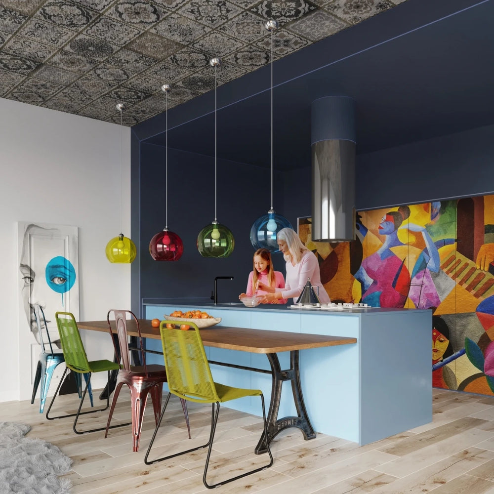 Sollux Lighting BALL lampe suspendue, abat-jour transparent, 220-240V, IP20, CE RoHS, finition Aluminium Laiton