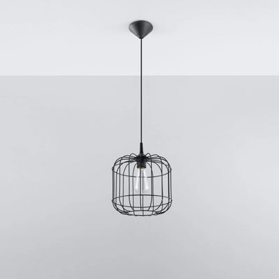 Sollux Lighting CELTA hanglamp Zwart, aluminium, IP20, 220-240V, max 50W LED, CE RoHS