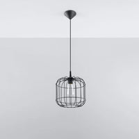 Suspension Sollux Lighting CELTA Noir, aluminium, IP20, 220-240V, max 50W LED, CE RoHS