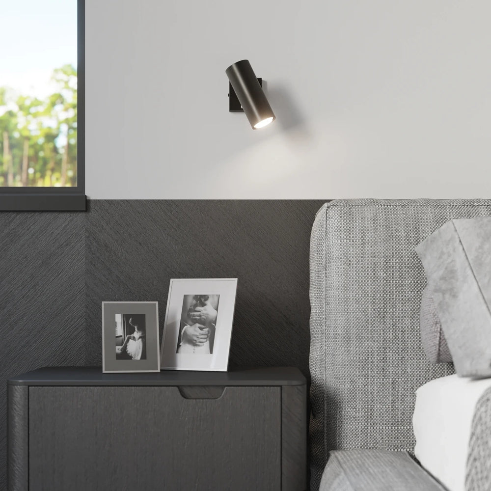 Applique murale LED Sollux Lighting DIREZIONE Noir, Aluminium, IP20, 220-240V, 50W max, CRI 80, CE RoHS