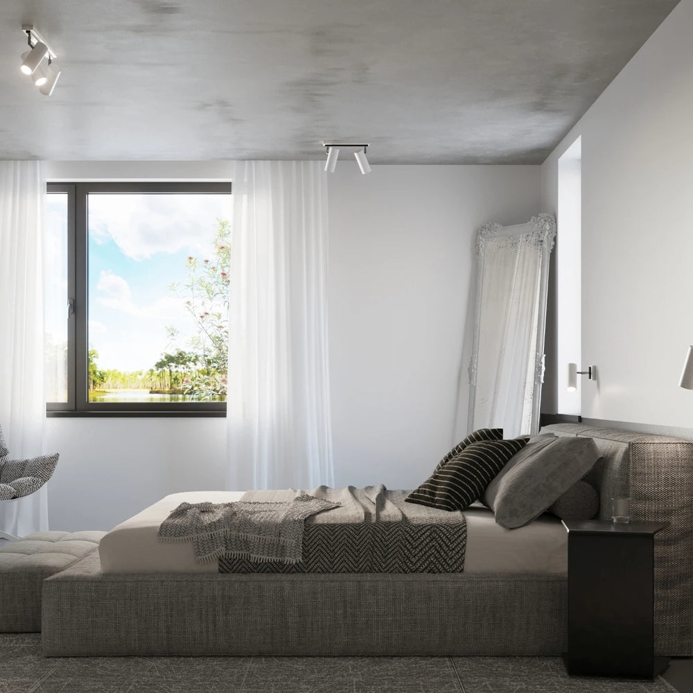 Sollux Lighting DIREZIONE LED wandlamp Wit, Aluminium, IP20, 220-240V, max 50W, CE RoHS