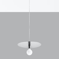 Sollux Lighting FLAVIO Suspension LED Grise, Luminaire Pendant IP20, 220-240V, Certifié CE RoHS