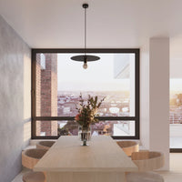 Lampe suspendue Sollux Lighting FLAVIO, Noir, aluminium, IP20, 220-240V, max 50W LED, certifiée CE RoHS