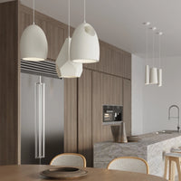 Suspension en céramique Sollux Lighting Flawiusz, compatible LED, IP20, 220-240V, 50W max, finition Or Mat