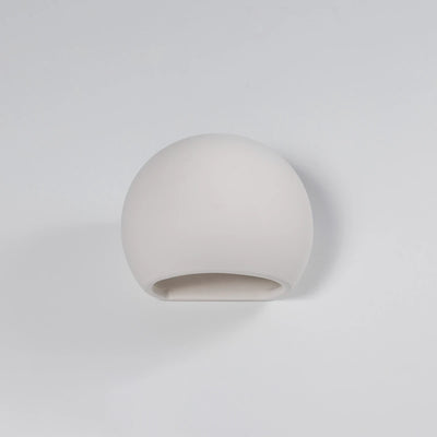 Sollux Lighting GLOBE keramische wandlamp, E27 fitting, Witte afwerking, IP20, 220-230V, 145x180x110mm