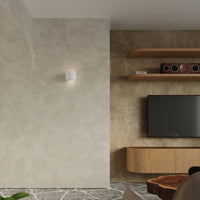 Applique murale en céramique Sollux Lighting GLOBE, douille E27, Finition blanche, IP20, 220-230V, 145x180x110mm