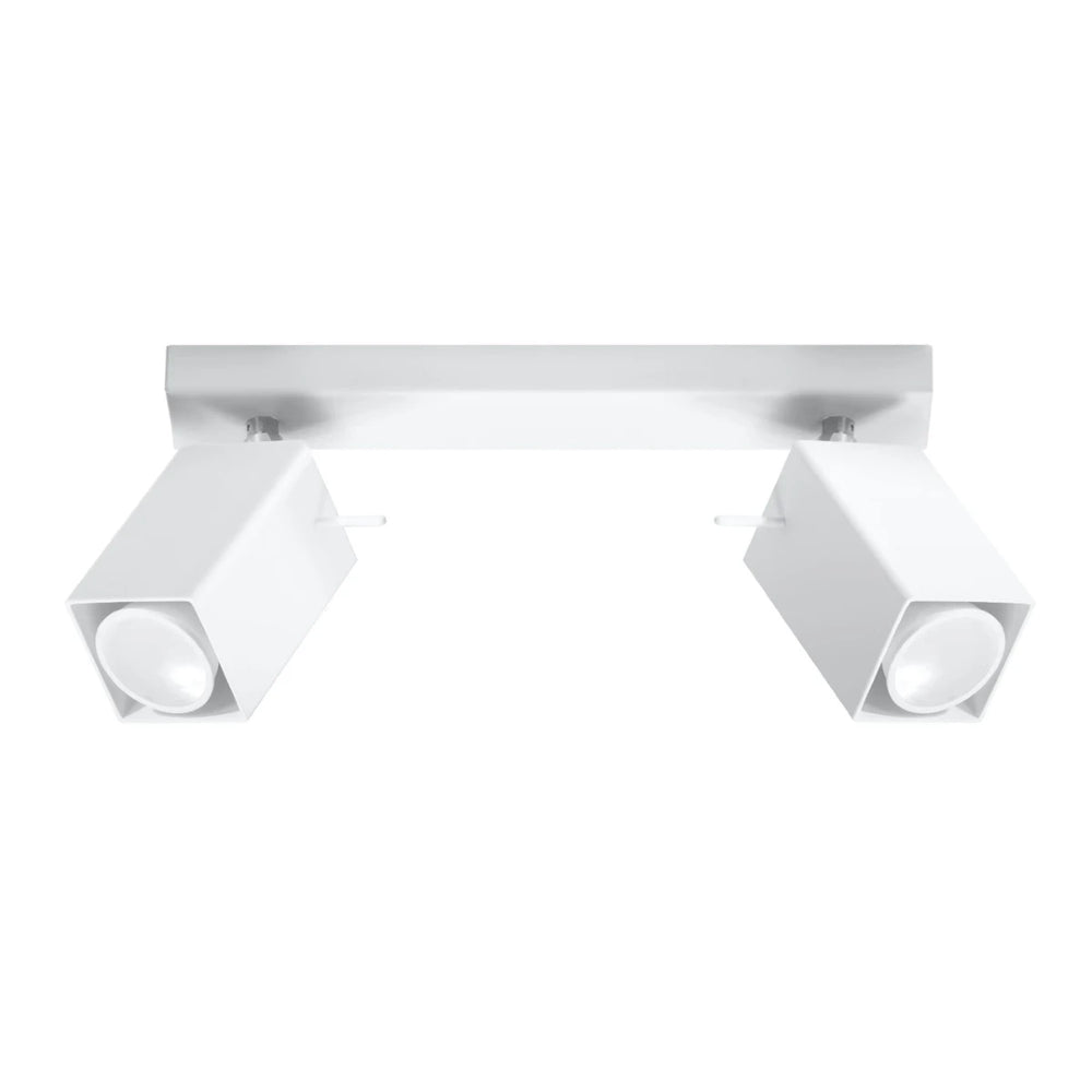 Spot LED de plafond Sollux Lighting MERIDA 2 x GU10, IP20, Aluminium doré mat, 220-240V, CE RoHS