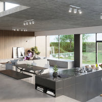 Spot LED de plafond Sollux Lighting MERIDA 2 x GU10, IP20, Aluminium doré mat, 220-240V, CE RoHS