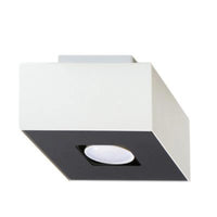 Spot plafonnier LED Sollux Lighting MONO 1 Blanc, IP20, Aluminium, 50W max, 220-240V, CRI 80, CE RoHS