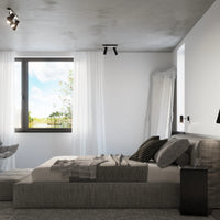 Spot encastré LED plafond Sollux Lighting Noir Argent 3xGU10, IP20, aluminium, 220-240V, CE RoHS