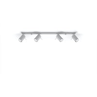 Spot encastré LED au plafond Sollux Lighting RING, 4xGU10, IP20, aluminium or mat, 220-240V, CE RoHS