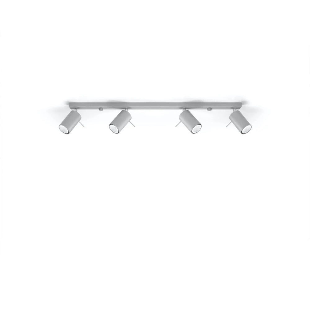 Spot encastré LED au plafond Sollux Lighting RING, 4xGU10, IP20, aluminium or mat, 220-240V, CE RoHS