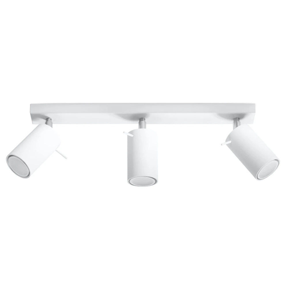 Spot encastré de plafond LED Sollux Lighting avec 3x douilles GU10, IP20, 220-240V, finition Laiton Doré Mat