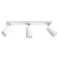 Sollux Lighting LED plafondspot met 3x GU10 fittingen, IP20, 220-240V, Mat Goud Messing afwerking