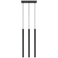Suspension LED Sollux Lighting Noire PASTELO, 3x douille G9, IP20, Aluminium, 220-240V, CE RoHS