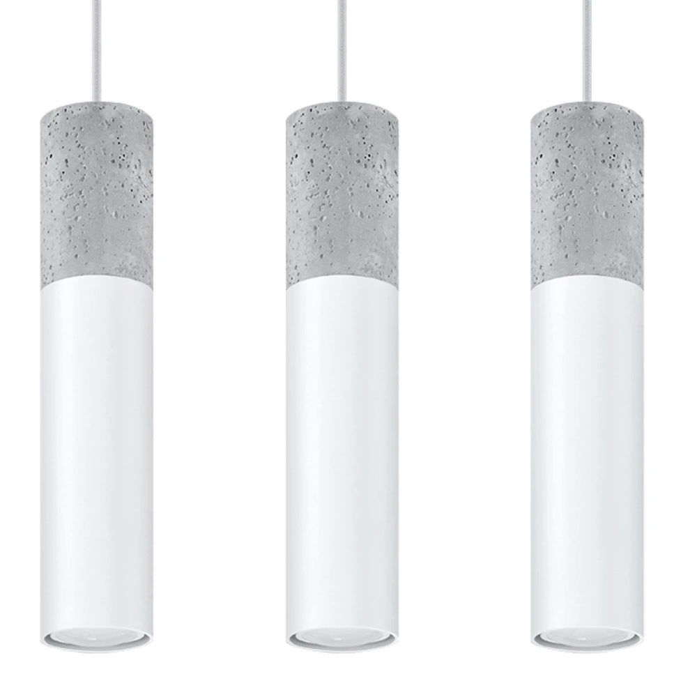 Suspension LED Sollux Lighting BORGIO, 3xGU10, IP20, 220-240V, aluminium et acier, finition or mat