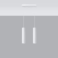 Sollux Lighting LED hanglamp LAGOS 2xGU10, IP20, Aluminium Mat Goud, 220-240V, CE RoHS