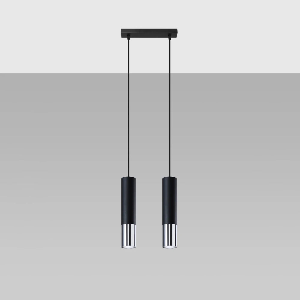 Sollux Lighting LED hanglamp LOOPEZ 2xGU10, IP20, Aluminium Mat Goud, 220-240V, CE RoHS