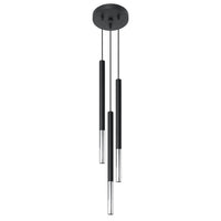 Suspension LED Sollux Lighting MOZAICA 3xG9, Chrome Noir, Aluminium, IP20, CE RoHS