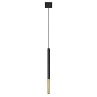 Lampe suspension LED Sollux Lighting MOZAICA Noir Or, 1xG9, aluminium, IP20, CE RoHS