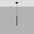 Sollux Lighting LED hanglamp MOZAICA Zwart Goud, 1xG9 fitting, aluminium, IP20, CE RoHS