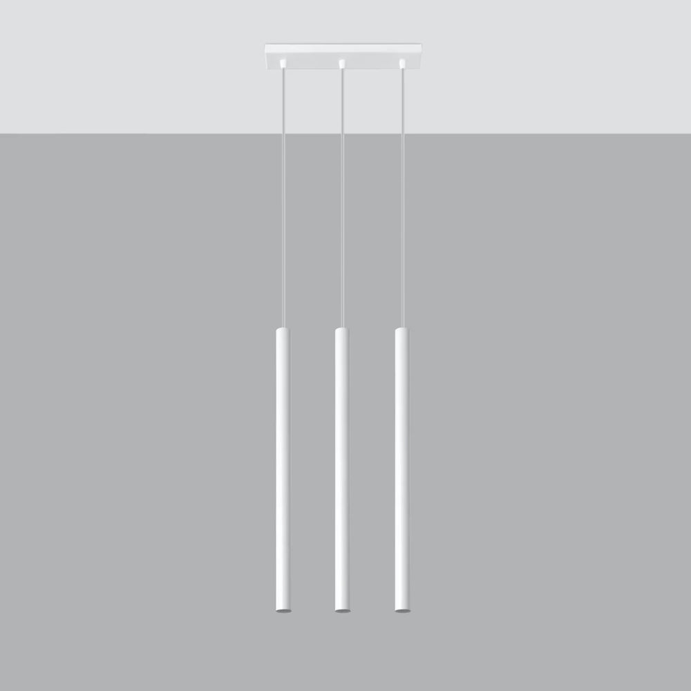 Sollux Lighting LED hanglamp 3xG9 fittingen, IP20, 220-240V, 50W max, mat goud aluminium