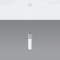 Sollux Lighting Suspension LED BORGIO, 1xGU10, IP20, aluminium et acier, finition or mat, 220-240V