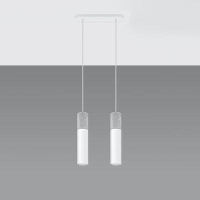 Suspension LED Sollux Lighting Borgio, 2xGU10, IP20, 220-240V, Aluminium et Acier, Finition Or Mat